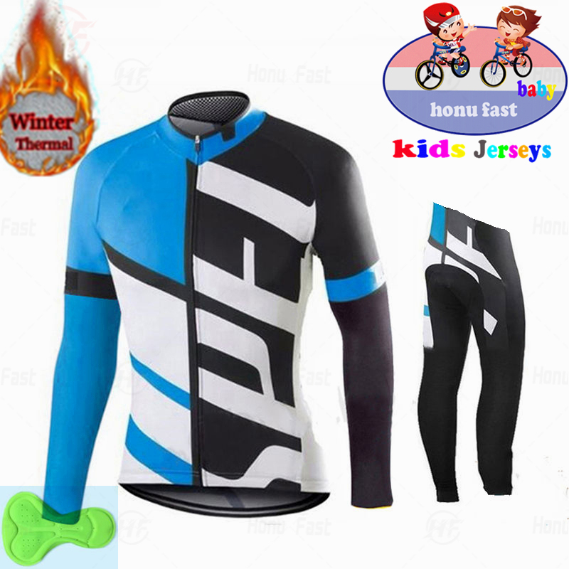 Baby Clothing Factory - 2026 Kids Winter Fleece Team Cycling