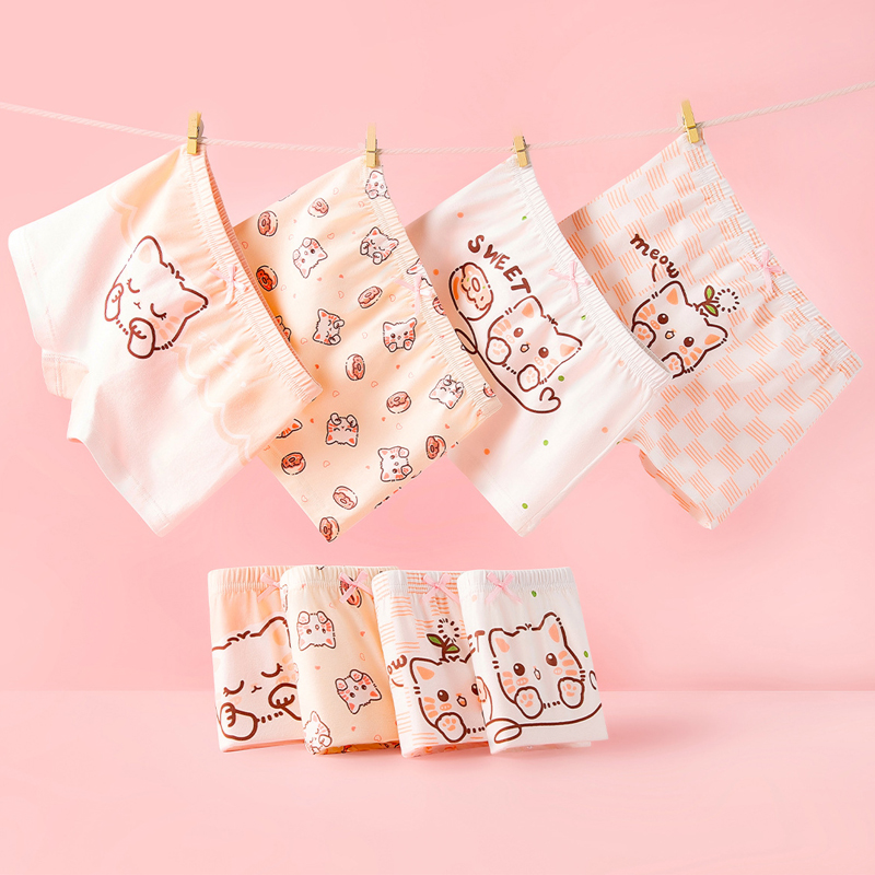 Baby Xl - 4pcs Cotton Girls Soft Panties Baby