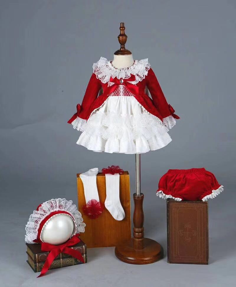 Baby Clothing Dresser - 4PCS Baby Girl Autumn Winter Spring