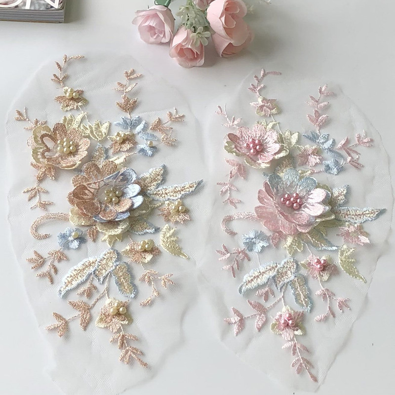 Baby Clothing Sewing - 1Pcs Lace Patch Mesh Net Embroidery