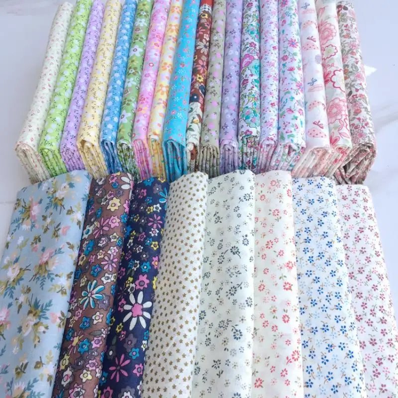 Baby Clothing Sewing - Pure cotton countryside floral print fabric