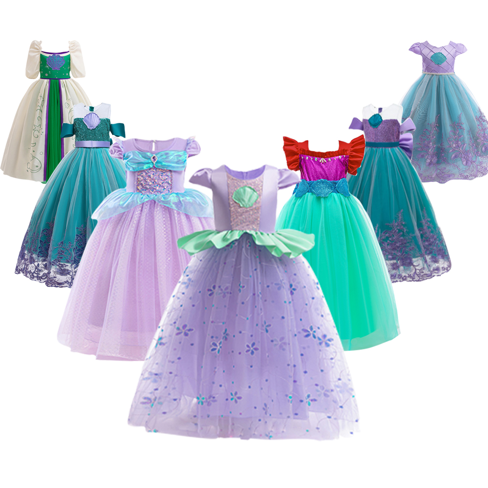 Baby Tutu Skirt - Little Mermaid Ariel Princess Costumes Young