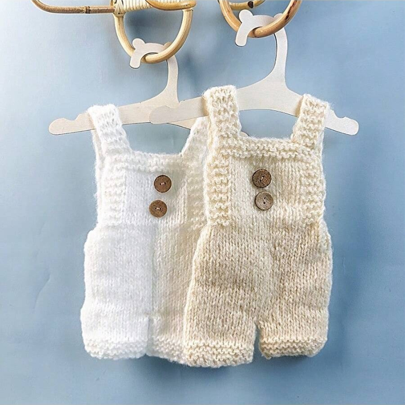 Baby Clothing Gift Set - Newborn Photography Props Soft Mohair Knitted