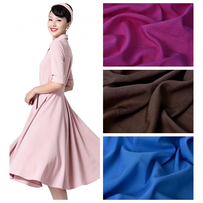 Baby Clothing Sewing - Thin Plain Rayon Fabric By The