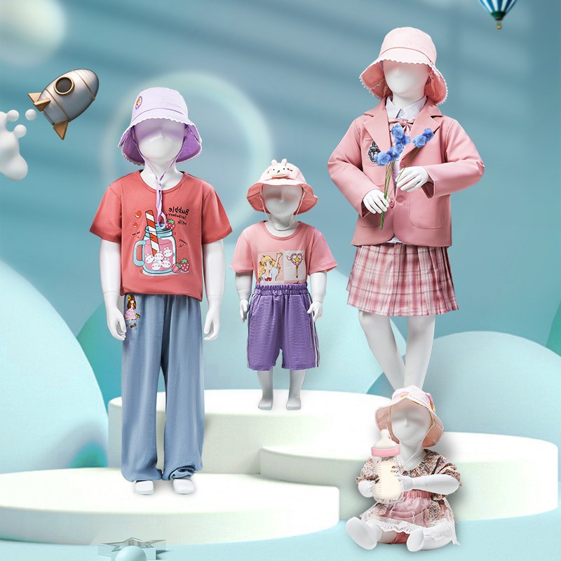 Baby Clothing Stores - Children's model props full body children's