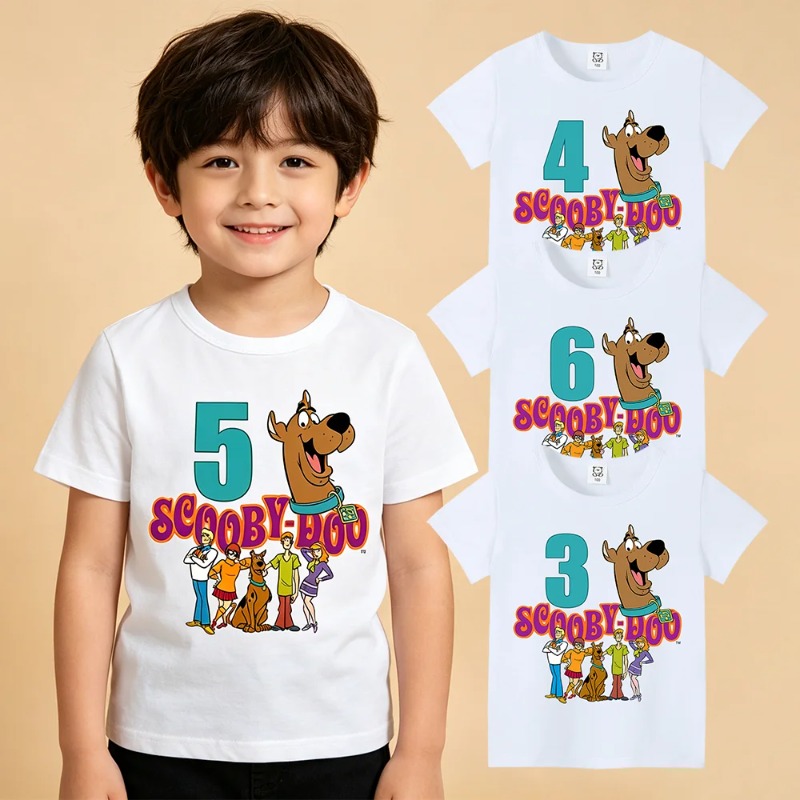 Baby Clothing Gift Set - Scooby-Doo Birthday Number Tee Shirt Baby