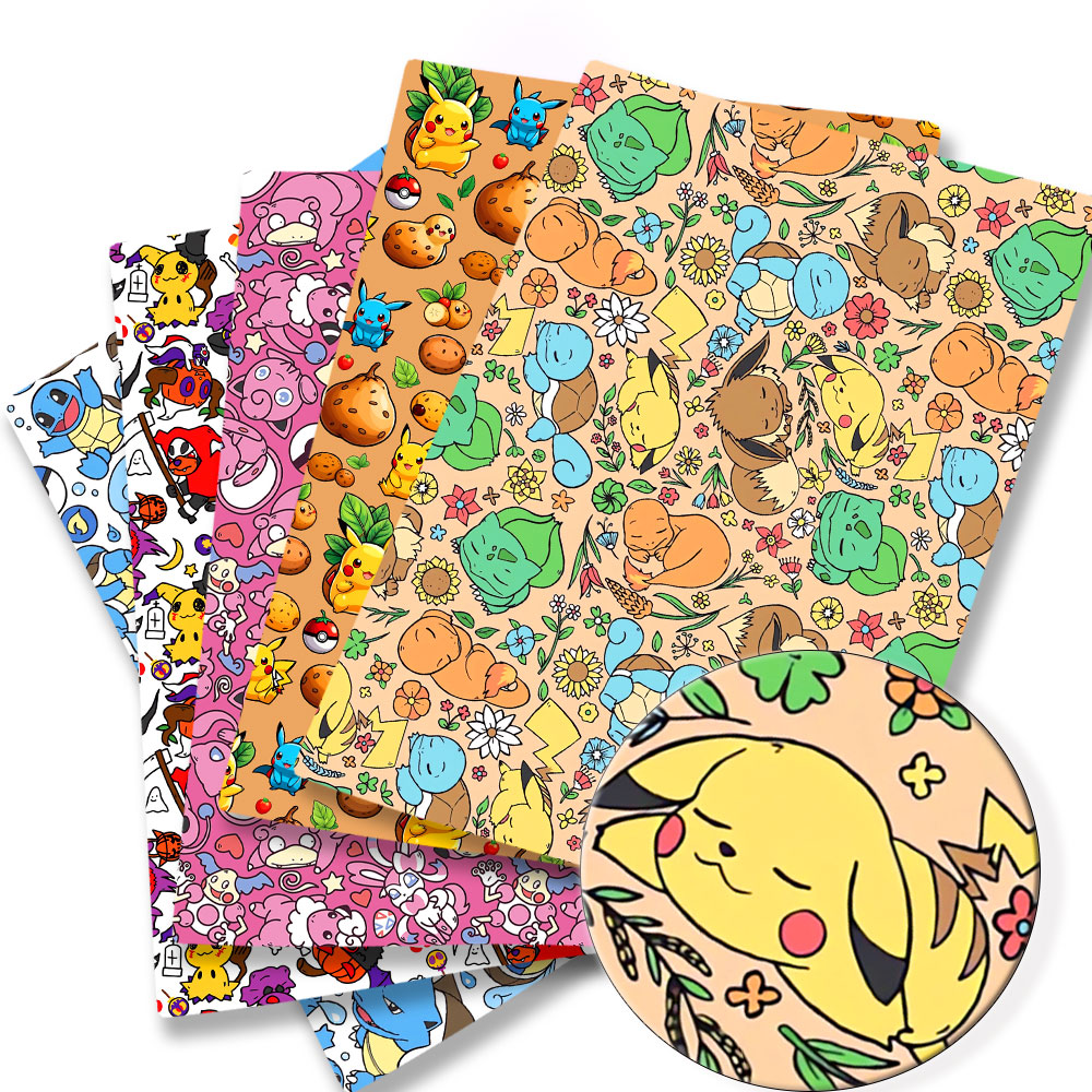 Baby Clothing In Japan - Pokemon Cartoon Fabric140*50cm Handmade Sewing Patchwork