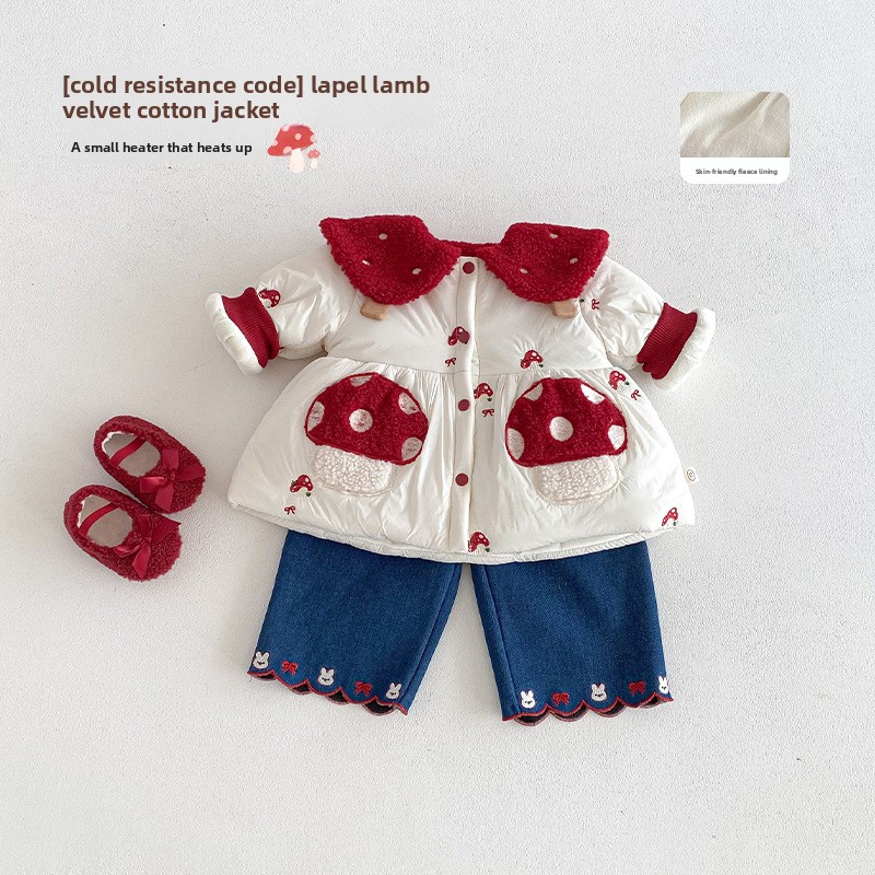 Baby Clothing Winter - Girls' Western New Year's Clothing 2025