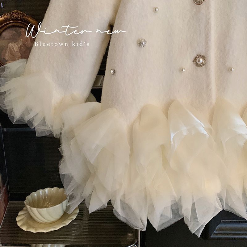 Girls' Furry Princess Mesh Coa - огляд і ціна Baby Clothing Winter