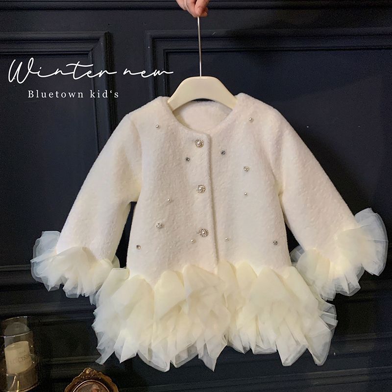 Girls' Furry Princess Mesh Coa - огляд і ціна Baby Clothing Winter