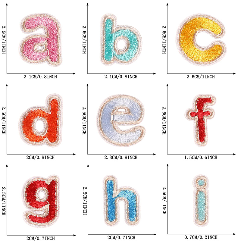 26/Pcs/Lot Fabrics Letter Stri - огляд і ціна Baby Clothing Sewing