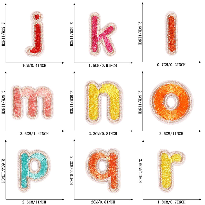 26/Pcs/Lot Fabrics Letter Stri - огляд і ціна Baby Clothing Sewing