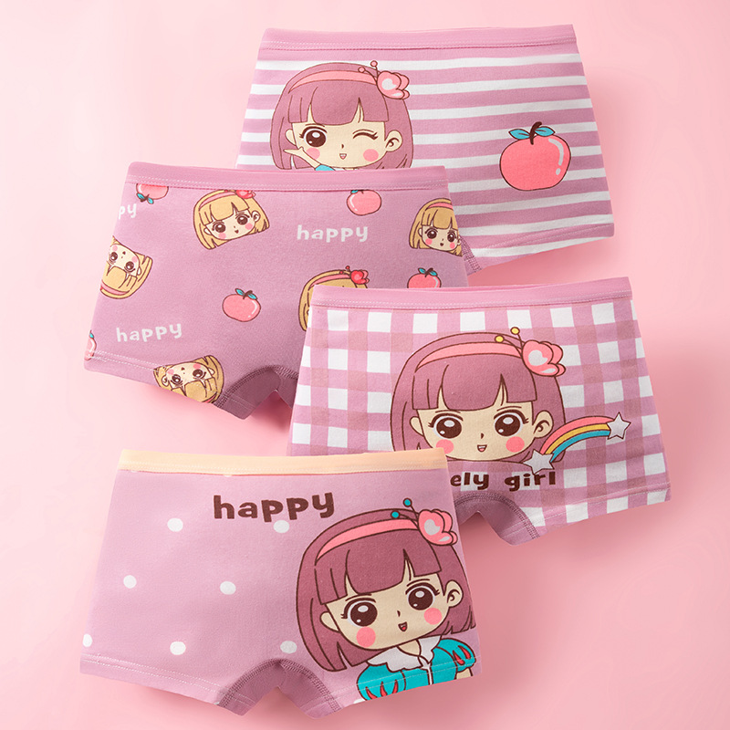 4pcs Cotton Girls Soft Panties - огляд і ціна Baby Xl