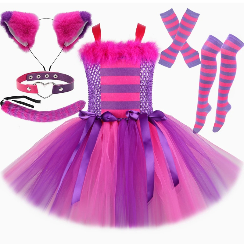 Cartoon Magic Striped Cheshire - огляд і ціна Baby Tutu Skirt