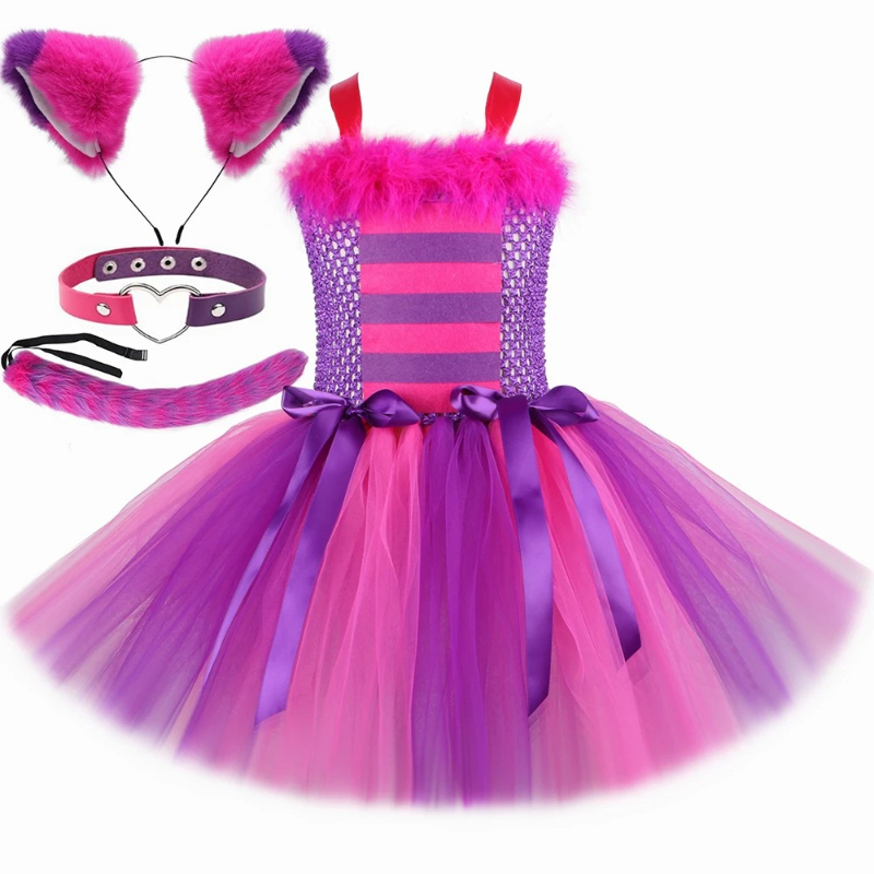 Cartoon Magic Striped Cheshire - огляд і ціна Baby Tutu Skirt