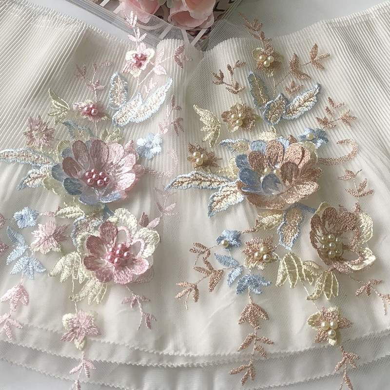 1Pcs Lace Patch Mesh Net Embro - огляд і ціна Baby Clothing Sewing