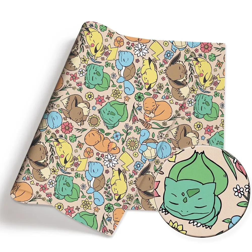 Pokemon Cartoon Fabric140*50cm - огляд і ціна Baby Clothing In Japan