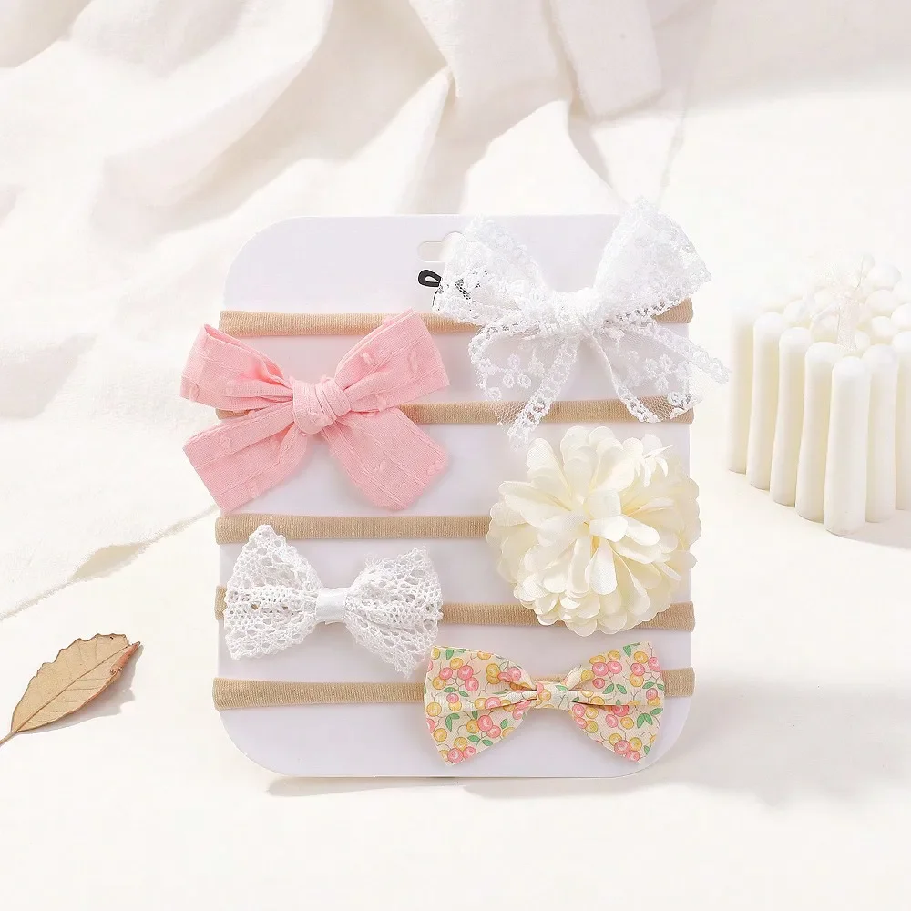 5Pcs/Set Baby Elastic Headband - огляд і ціна Baby Clothing Gift Set