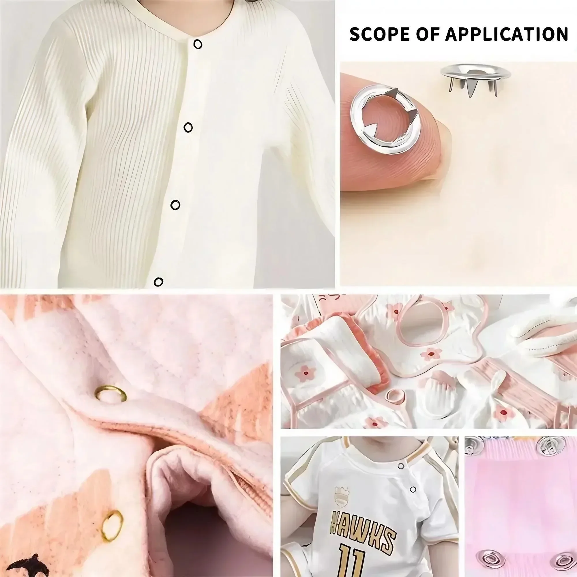 1 Set 201 Pcs Hand Pressed No  - огляд і ціна Baby Clothing Sewing