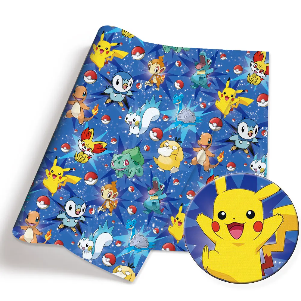 Pokemon Cartoon Fabric140*50cm - огляд і ціна Baby Clothing In Japan
