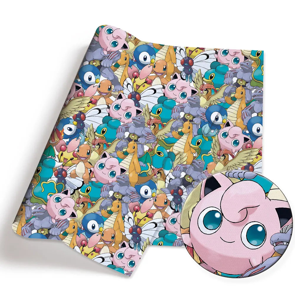 Pokemon Cartoon Fabric140*50cm - огляд і ціна Baby Clothing In Japan