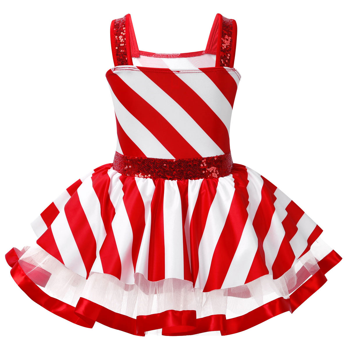 Girls Christmas Candy Cane Cos - огляд і ціна Baby Tutu Skirt