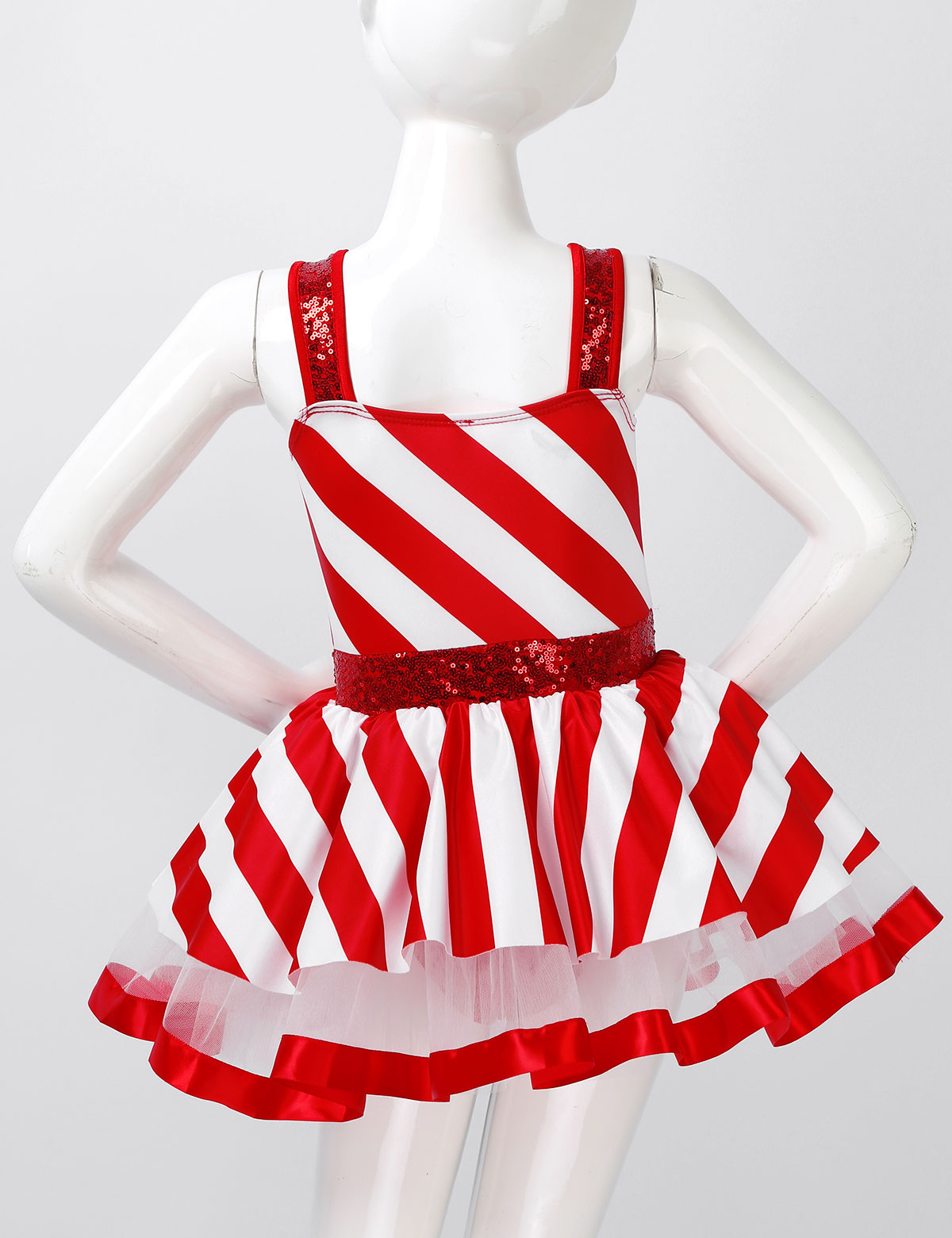 Girls Christmas Candy Cane Cos - огляд і ціна Baby Tutu Skirt