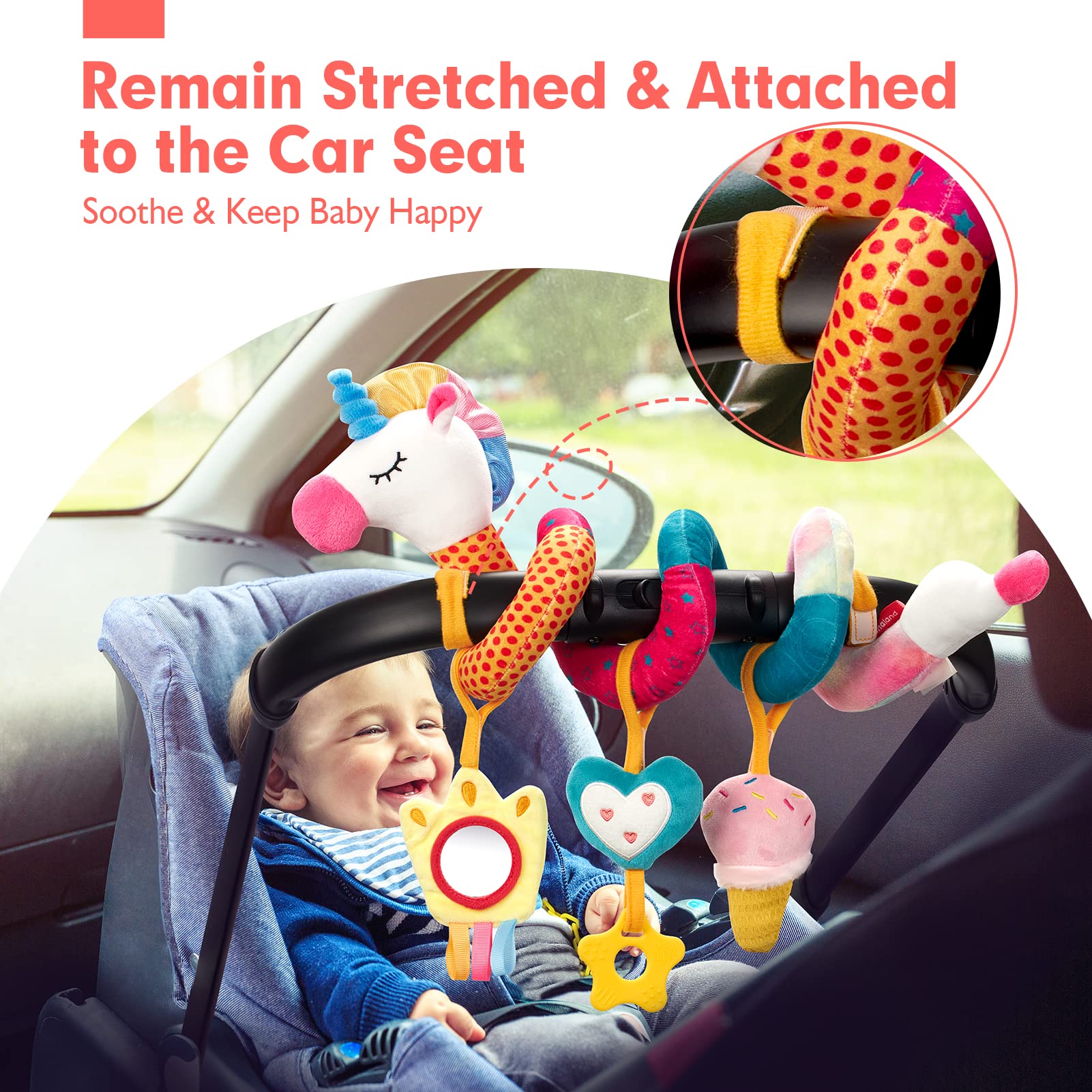 Car Seat Toys for Babies Rattl - огляд і ціна Baby Clothing Gift Set